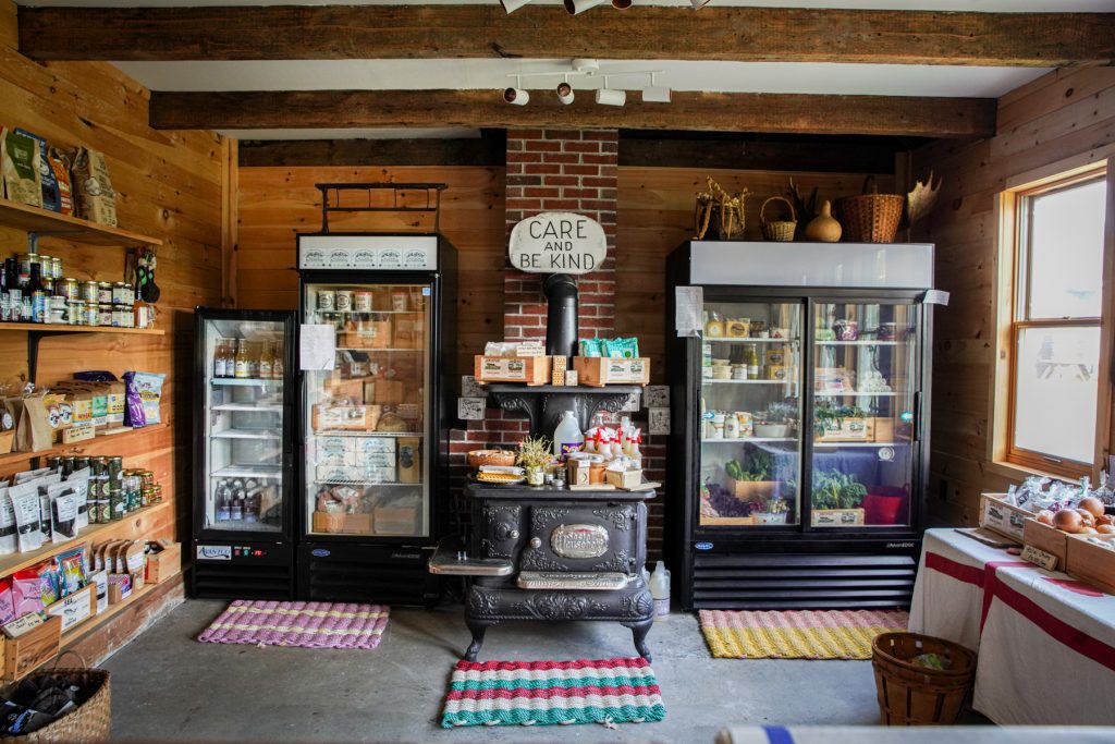 The Smithereen Farmstore at 12 Little Falls Road in Pembroke. Stocked to the brim with local food produced in Washington County, Maine. Photo by Rinne Allen